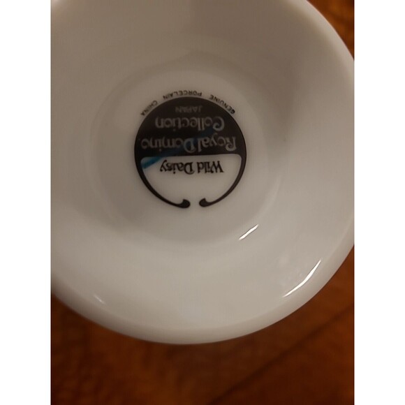 Set 4 Royal Domino Collection Pedestal Footed Mugs Floral Assorted Japan - Picture 4 of 15